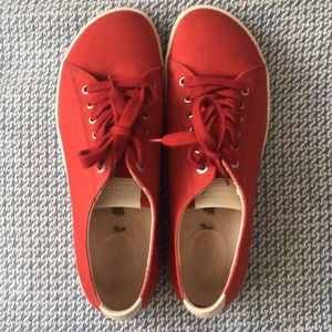 Red Birkenstock Casual Sneakers